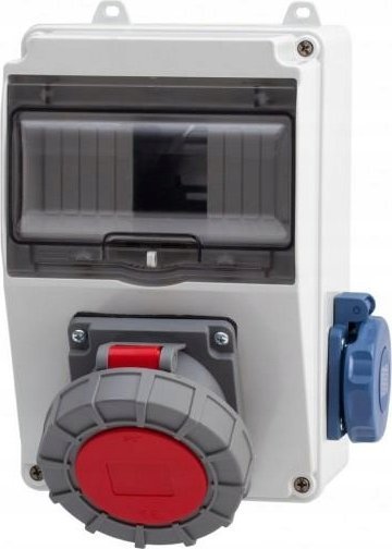 F-Elektro Rozdzielnica LAGO IP65 7M - gniazda 32/5, 230V