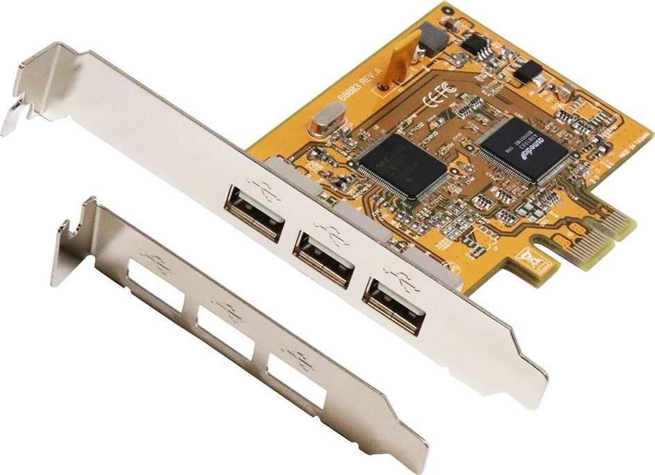 Exsys Karta PCIe - 3x USB 2.0 (EX-11053)