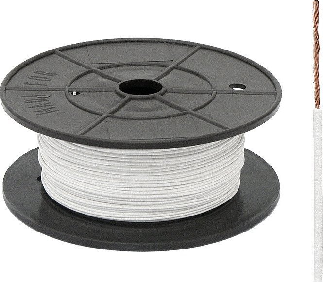 Blow 73-005# Przewód flry-a 0.22 biały