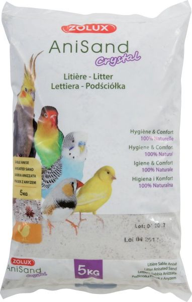 Zolux Piasek z anyżem AniSand Nature Crystal 5 kg
