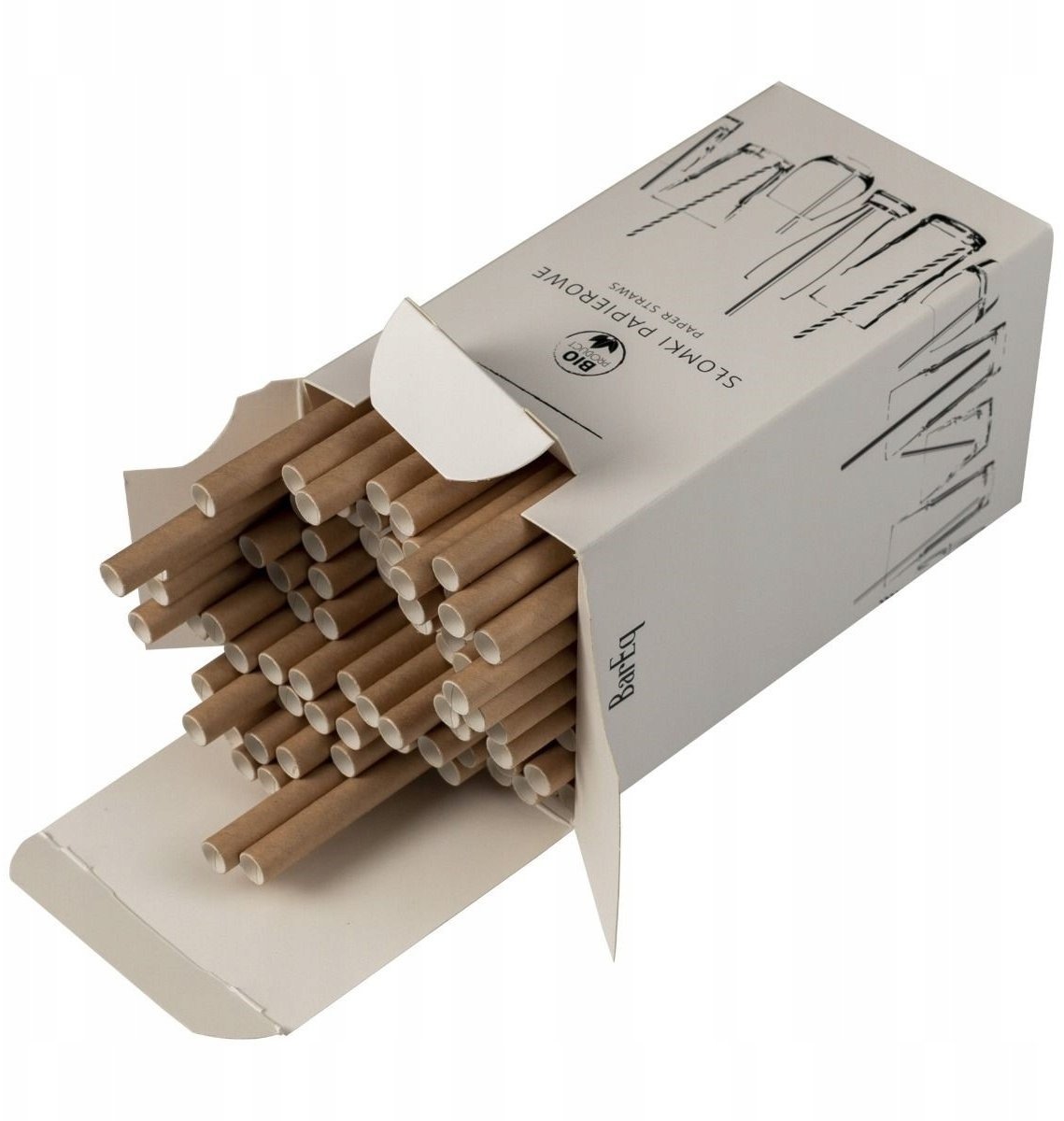 Bareq Słomki 8x140mm (op. 100 szt)