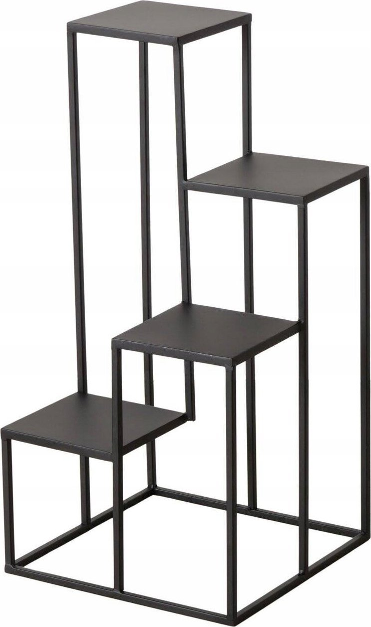 Kwietnik metalowy 4-poziomowy REMUS, 68 cm