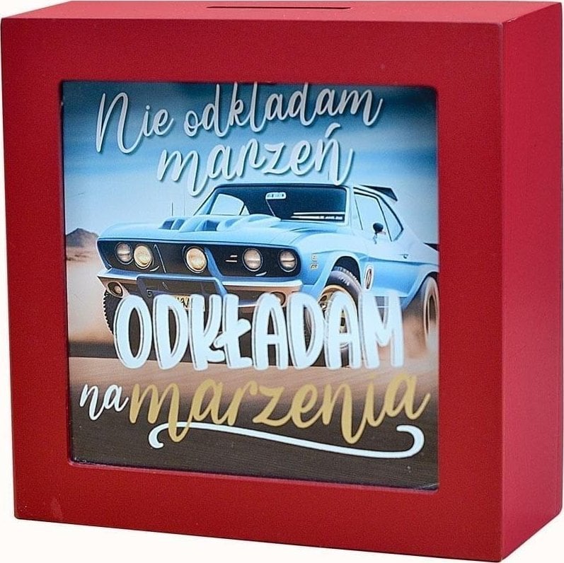 KUKARTKA Skarbonka na marzenia auto