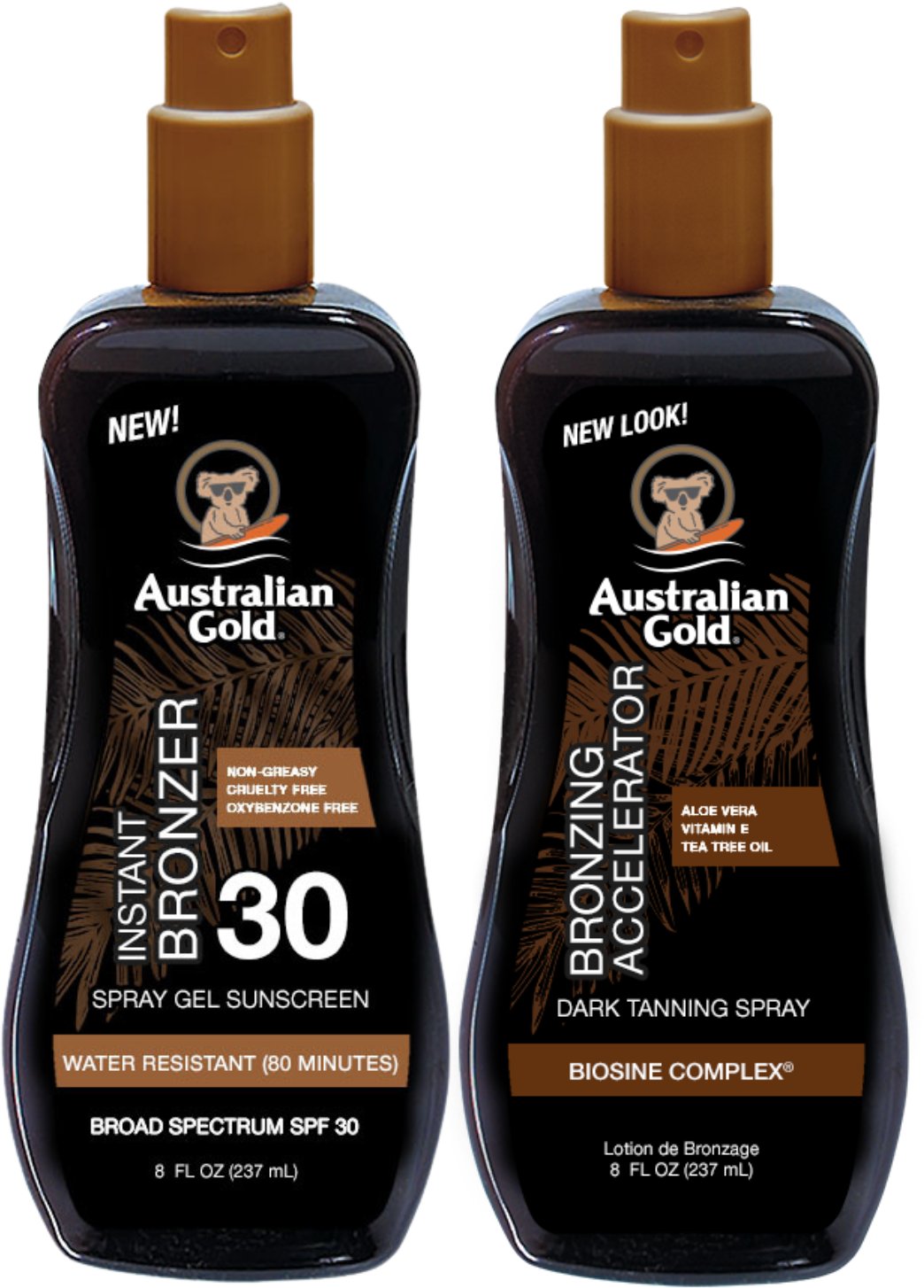 Australian Gold Spray Bronzer SPF30 + Tanning Gel Accelerator