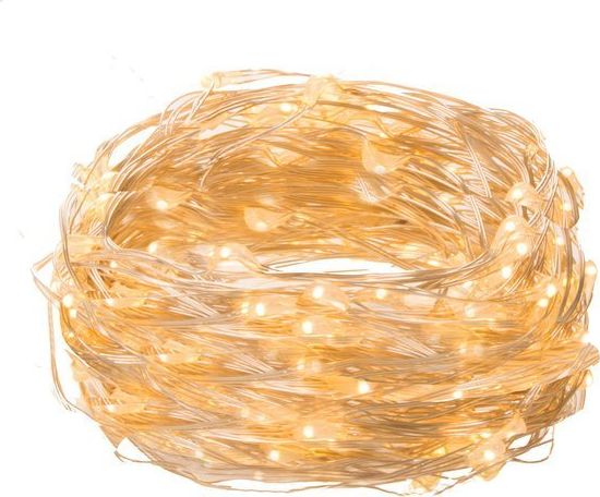 Lampki choinkowe Springos 200 LED białe ciepłe