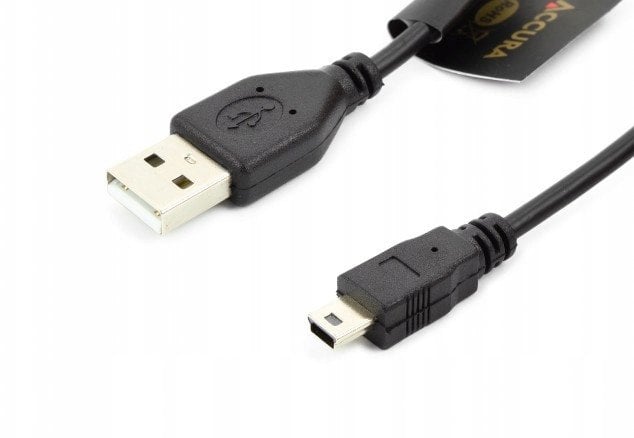 Kabel USB Accura Accura mini USB 1.8m czarny