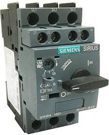 Siemens Wyłącznik silnikowy 3P 2,2kW 4-6,3A 1Z 1R S00 (3RV2011-1GA15)