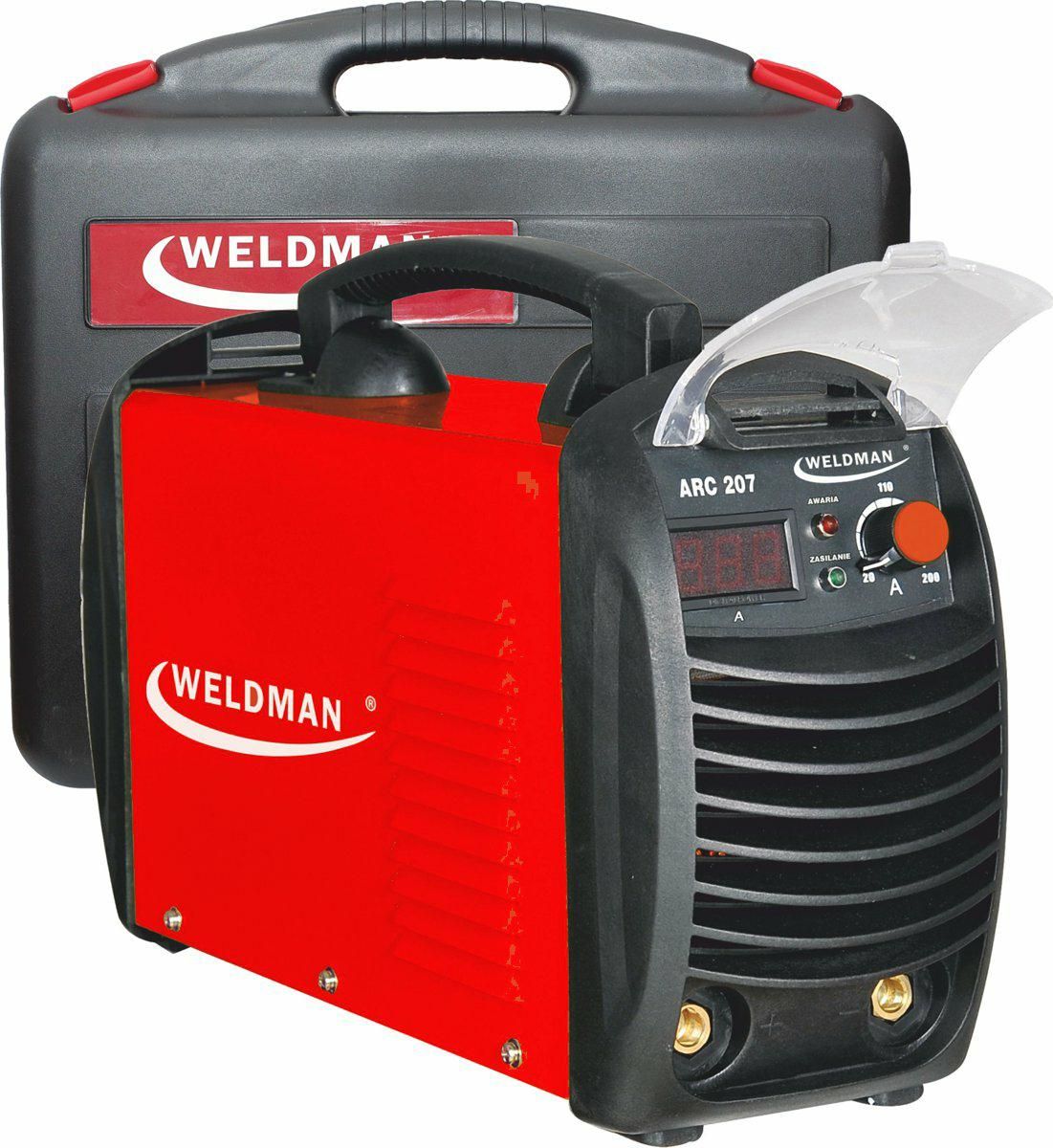 Weldman SPAWARKA INVERTER WELDMAN ARC-207 /WALIZKA Z TWORZYWA D103014