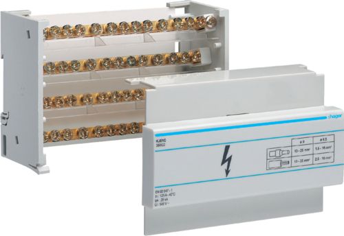 Hager Blok rozdzielczy 4-biegunowy 125A (KJ01C)