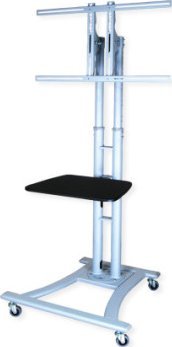 Value Stojak na rolce VALUE LCD/TV, srebrnoszary, do 50 kg (od 27 do 60)