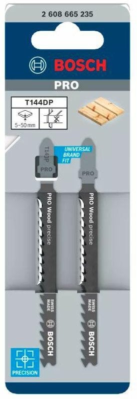 BOSCH BRZESZCZOT T PRO WOOD PRECISE T144DP 100 mm /2szt.