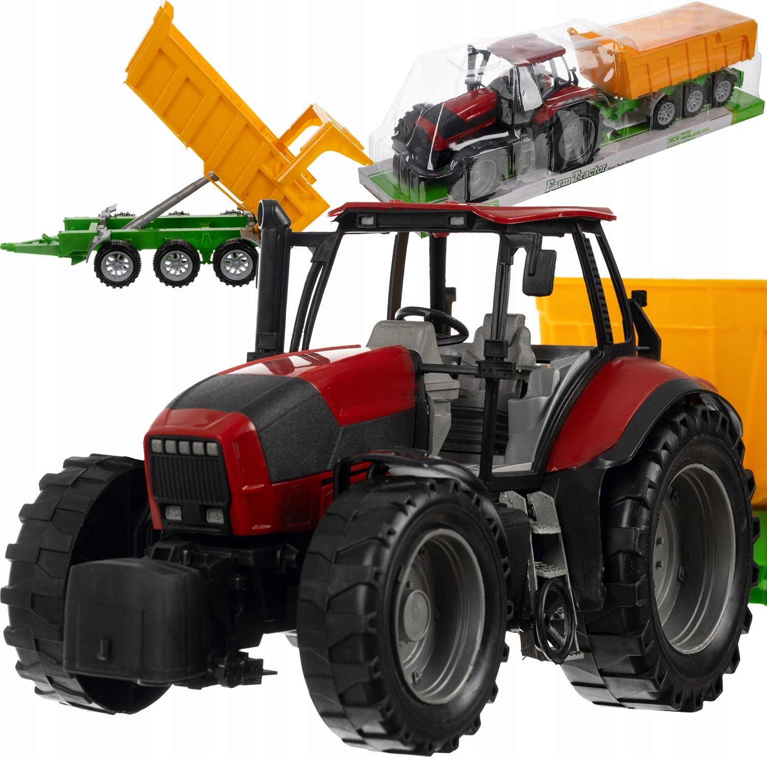 Kruzzel Farma- traktor z przyczepą 24711