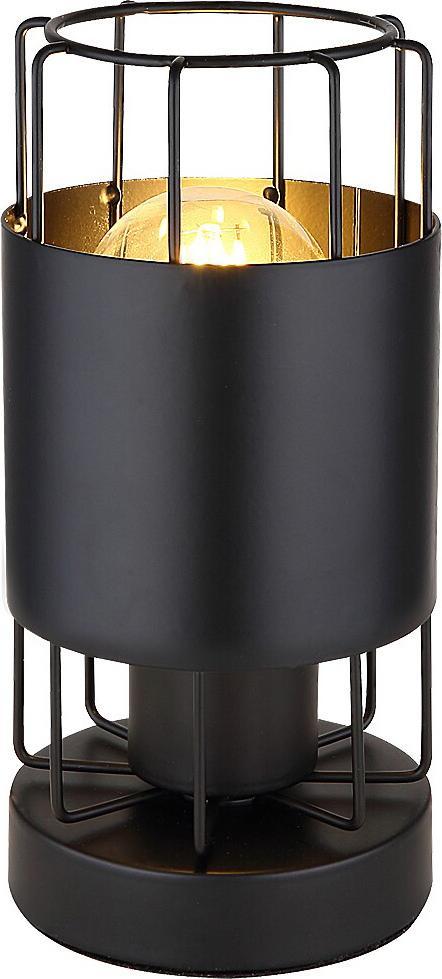 Lampa stołowa Rabalux Stojąca lampa stołowa Dimitri czarny druciak okrągły do gabinetu