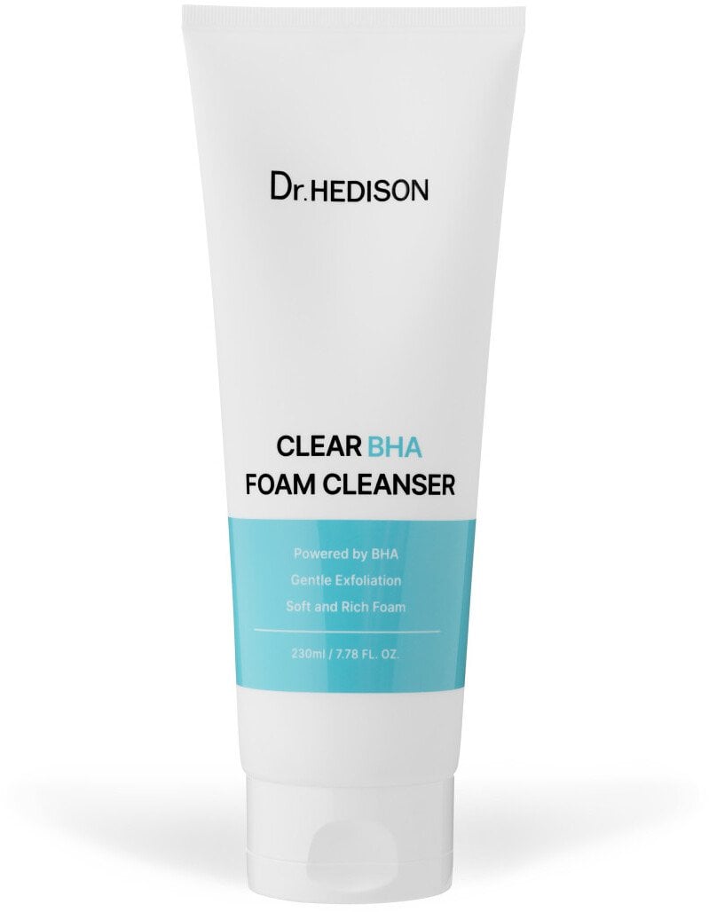 Dr. Hedison, Clear, BHA, Eliminates Impurities, Cleansing Foam, 230 ml Unisex