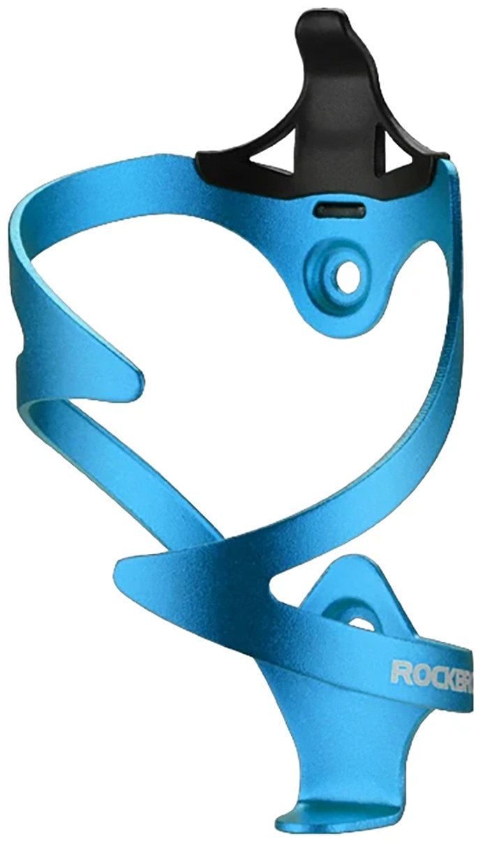 Uchwyt aluminiowy rowerowy na bidon butelkę - niebieski Uchwyt aluminiowy rowerowy na bidon butelkę - niebieski