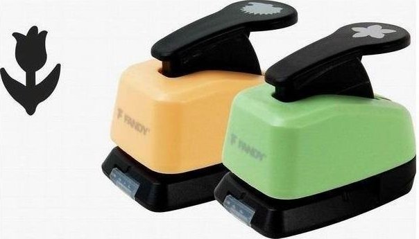 FANDY Dziurkacz ozdobny 16mm kwiatek MIX