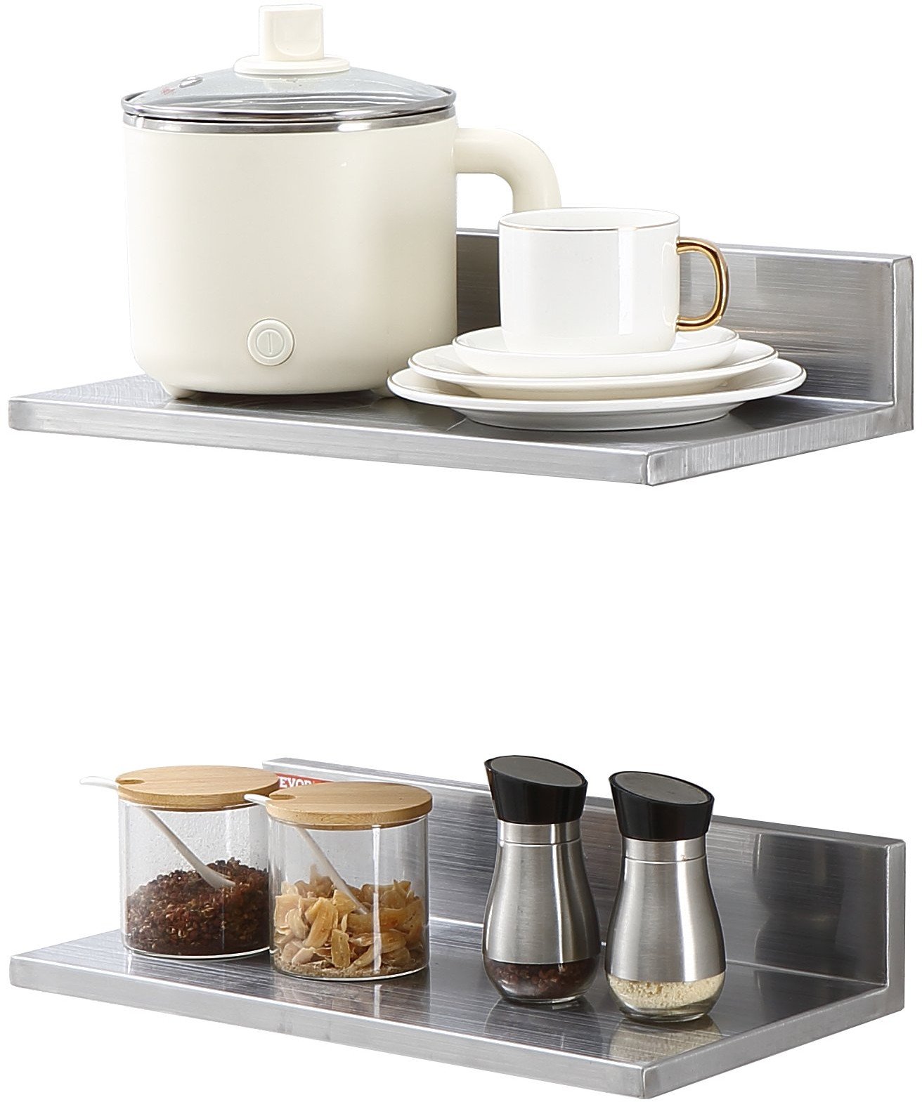 Półka Ścienna ze Stali Nierdzewnej 40,6 cm