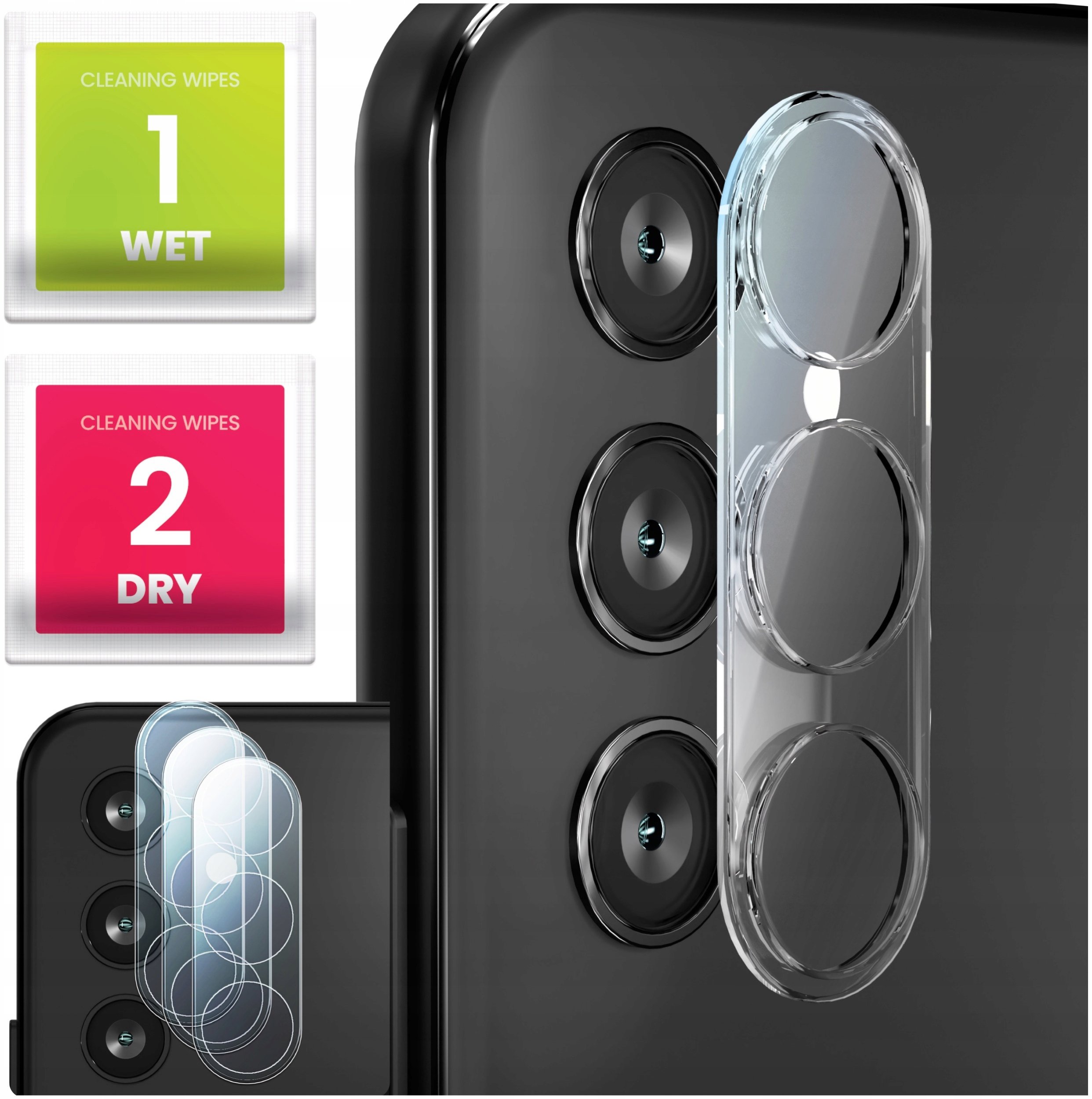 3-PAK Szkło Na Aparat Do Samsung Galaxy A05S 5G (Hartowane, Na Obiektyw)