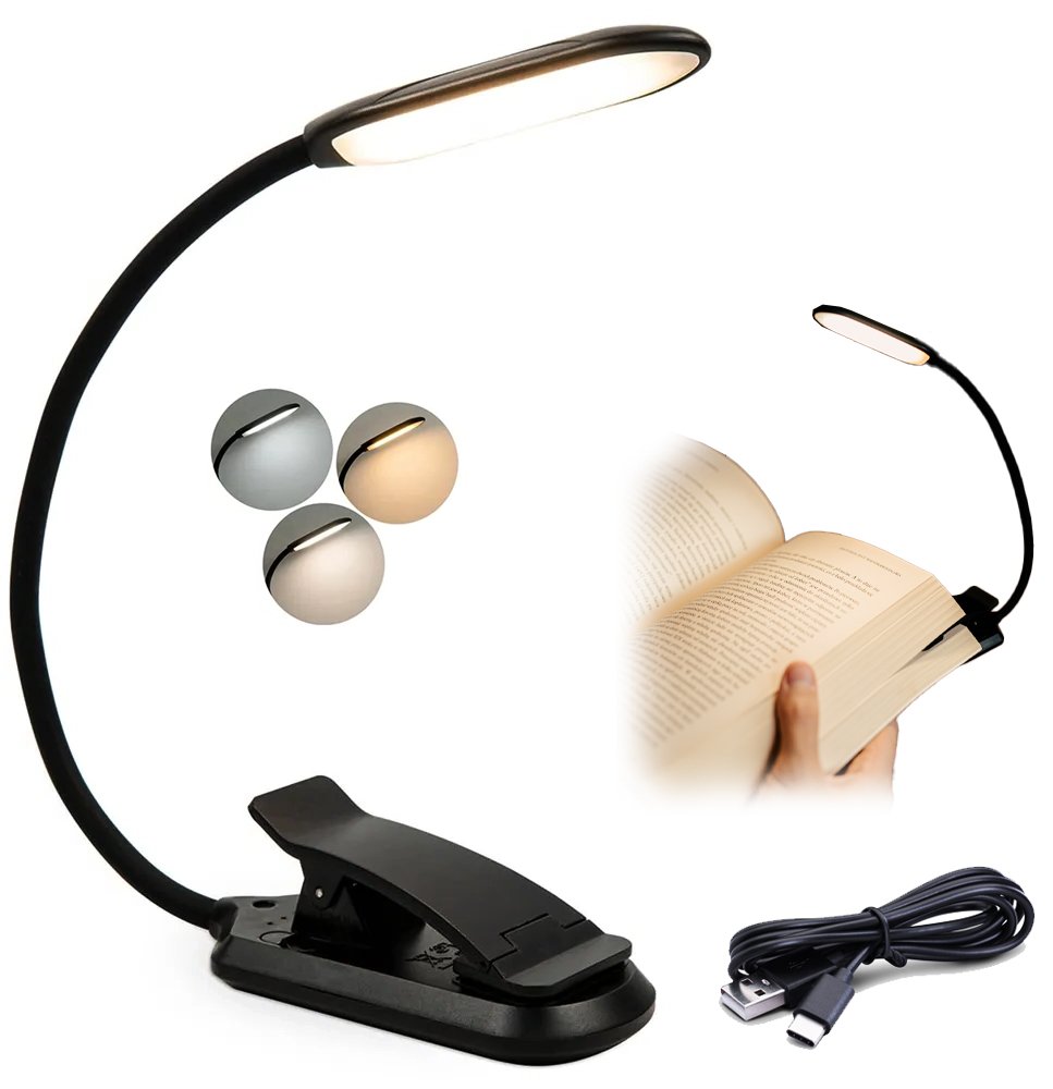 Lampka biurkowa Hurtel czarna