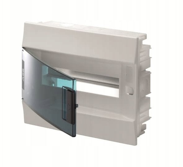 Rozdzielnica modułowa podtynkowa Mistral41F 1x12 12M IP41 63A II klasa drzwi transparentne N+PE śrubow 41A12X12A 1SLM004101A1203
