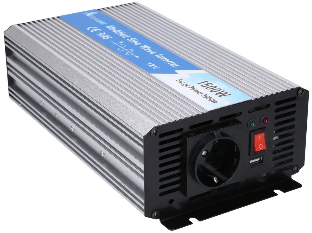 Extralink Opim-1500W | Przetwornica Napięcia | Samochodowa 12V, 1500W Modyfikowany Sinus