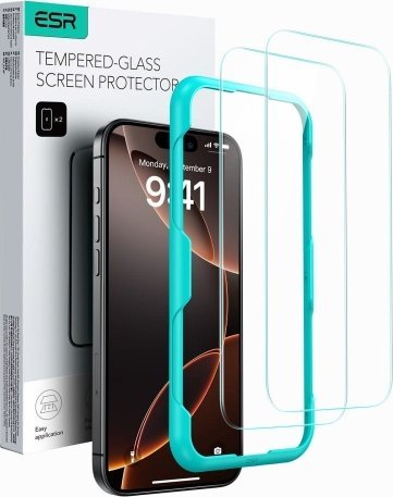 ESR SZKŁO HARTOWANE ESR TEMPERED GLASS 2-PACK IPHONE 16 PRO MAX CLEAR
