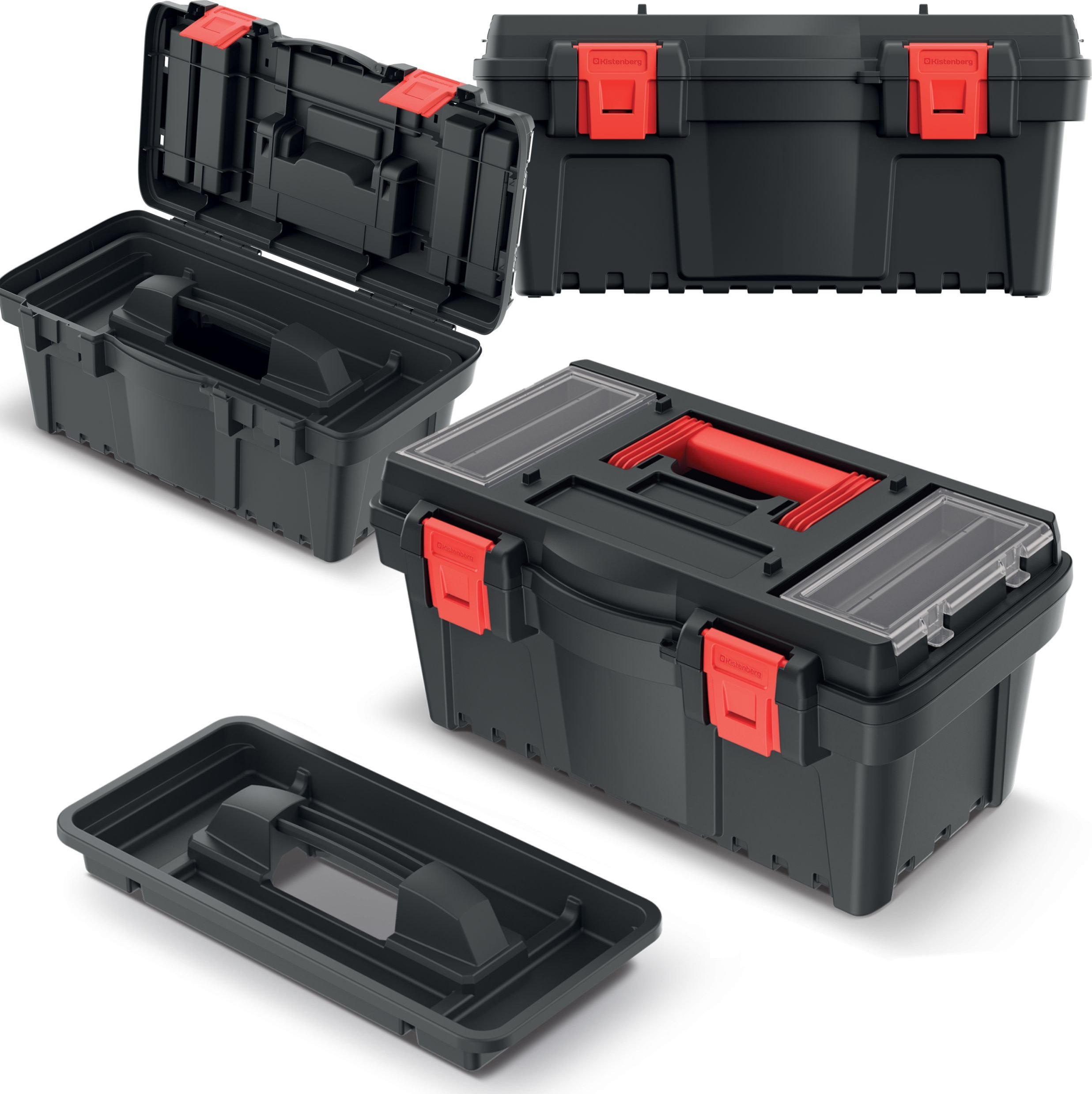 Kistenberg Skrzynka narzędziowa, warsztatowa DARK KDR5025 Walizka Organizer