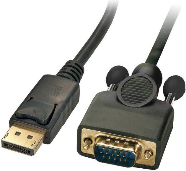 Kabel MicroConnect DisplayPort - D-Sub (VGA) 2m czarny (DP-VGA-MM-200)