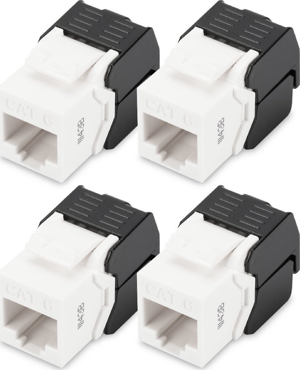 Digitus Digitus Moduł Keystone CAT 6, nieekranowany - 4 szt