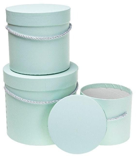 Pudełko Flower Box 3szt miętowy ROZETTE