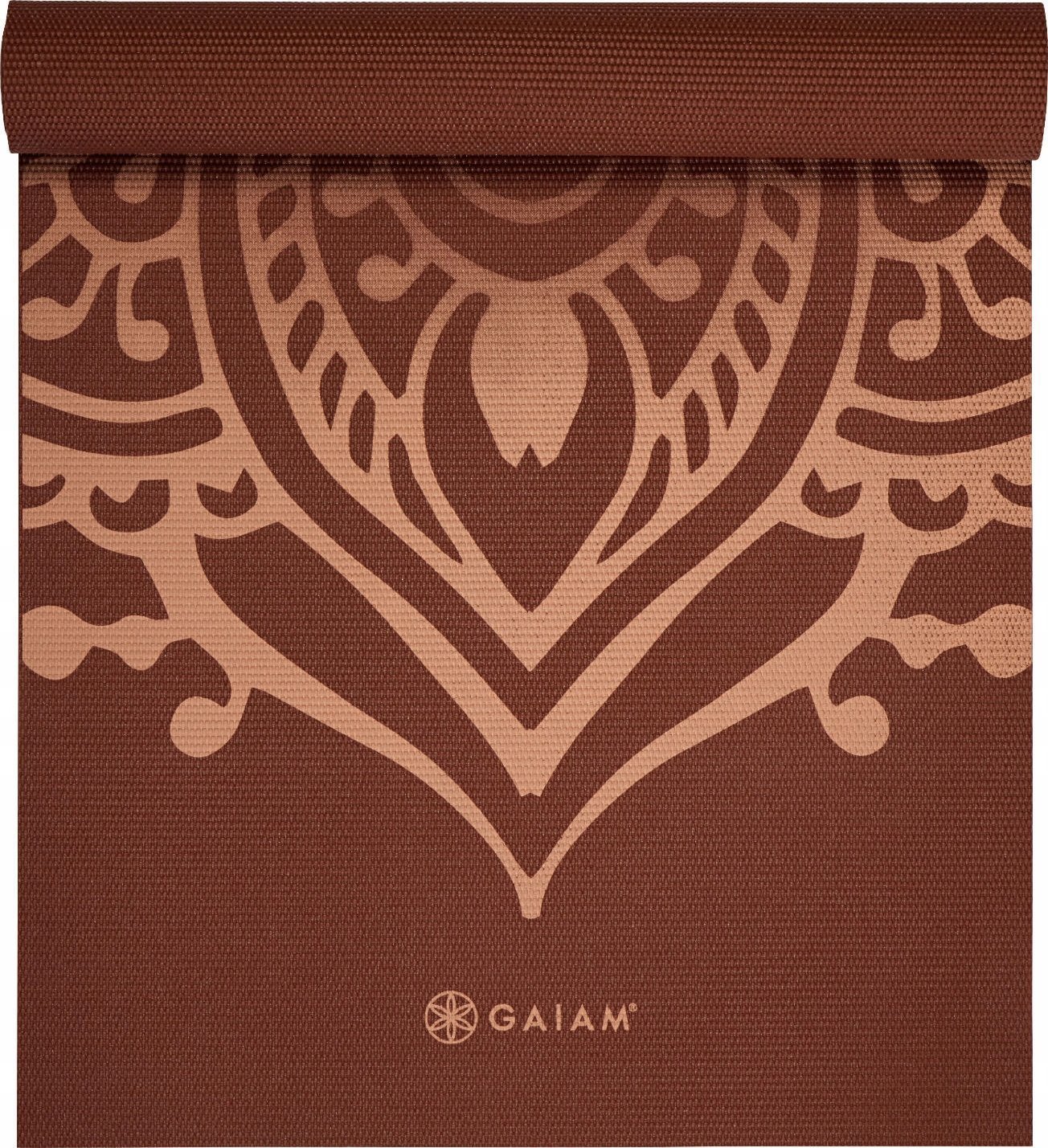 Gaiam GAIAM MATA DO JOGI INTENSE RUST SUNDIAL LAYERS 5MM 65738