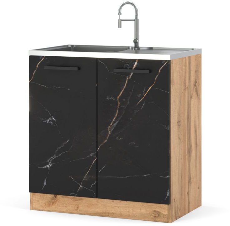 Szafka Kuchenna Stojąca Modułowa Pod Zlew 80cm Blande Wotan San Sebastian