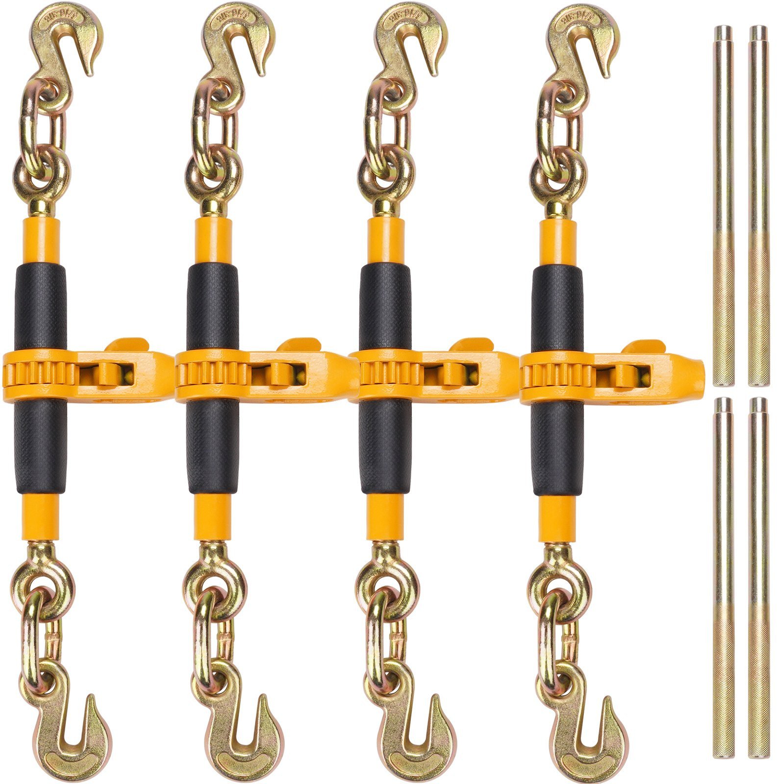 Napinacz łańcuchowy grzechotkowy 4 szt. 5T 0,9 - 1,27 cm