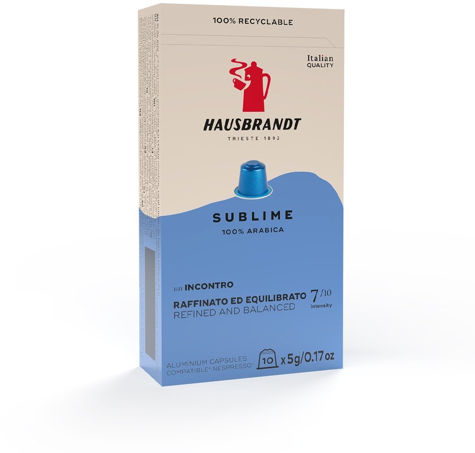 Kapsułki do Nespresso Hausbrandt Sublime 100% Arabica 10 szt