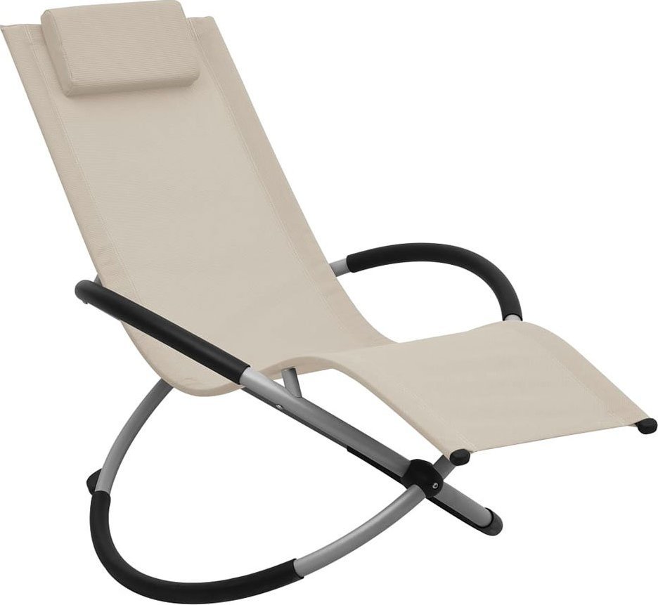 Elior Kremowy grawitacyjny leżak dla dzieci - Nolio