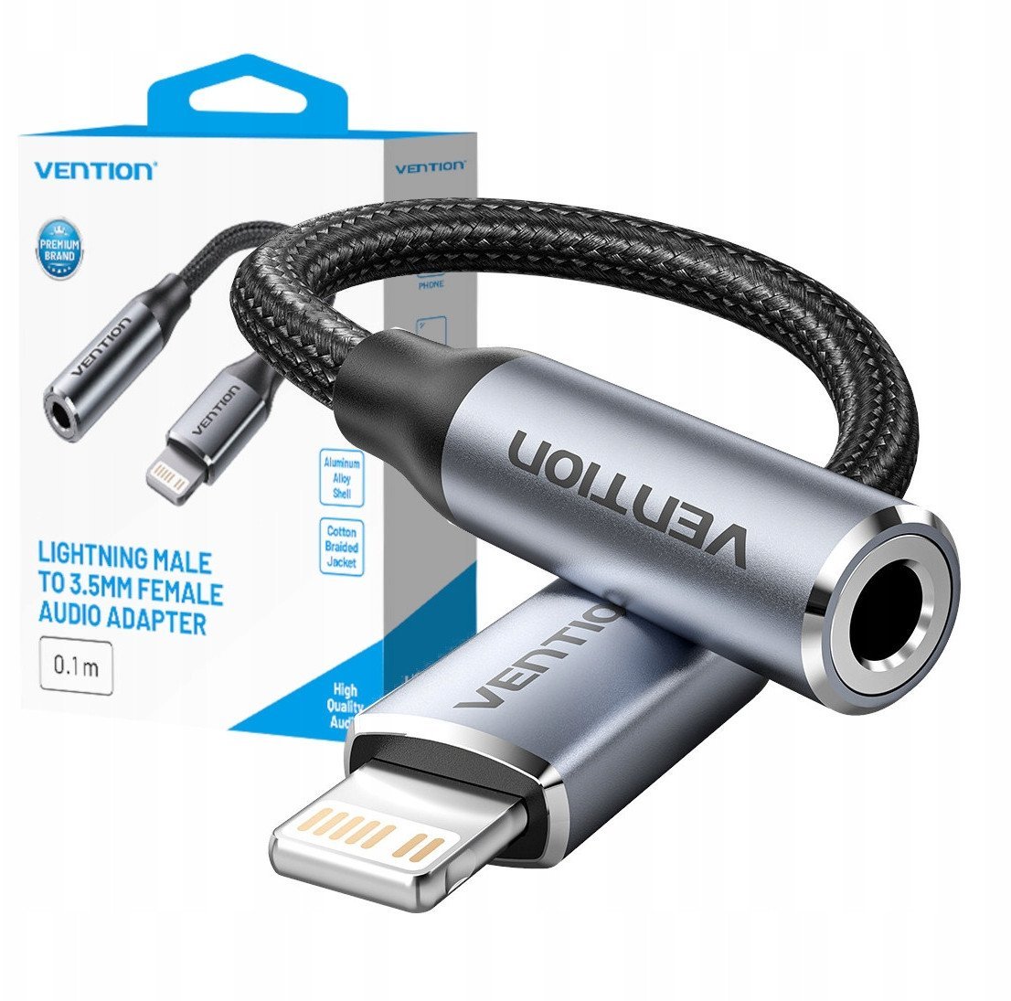 ADAPTER LIGHTNING TO 3.5MM/0.1M BMBHA VENTION