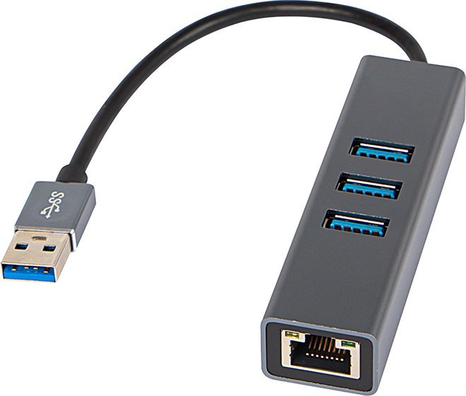 Karta sieciowa Blow 86-064# Karta sieciowa usb-c rj45+3xusb kabel k-06