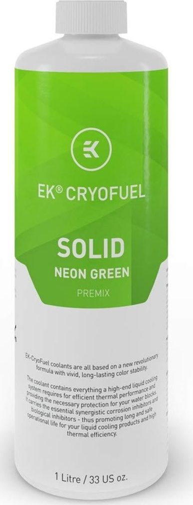 EK Water Blocks EK Water Blocks EK-CryoFuel Solid Premix, Neon Green - 1000ml