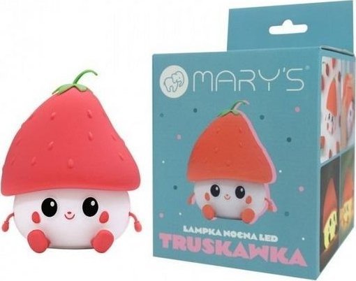 Lampka nocna LED truskawka