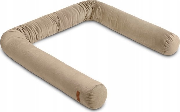 Sensillo OCHRANIACZ WAŁEK VELVET DO ŁÓŻECZKA BEŻ