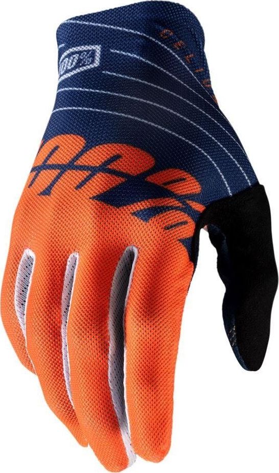 100% Rękawiczki 100% CELIUM Glove navy orange roz. S (długość dłoni 181-187 mm) (NEW)