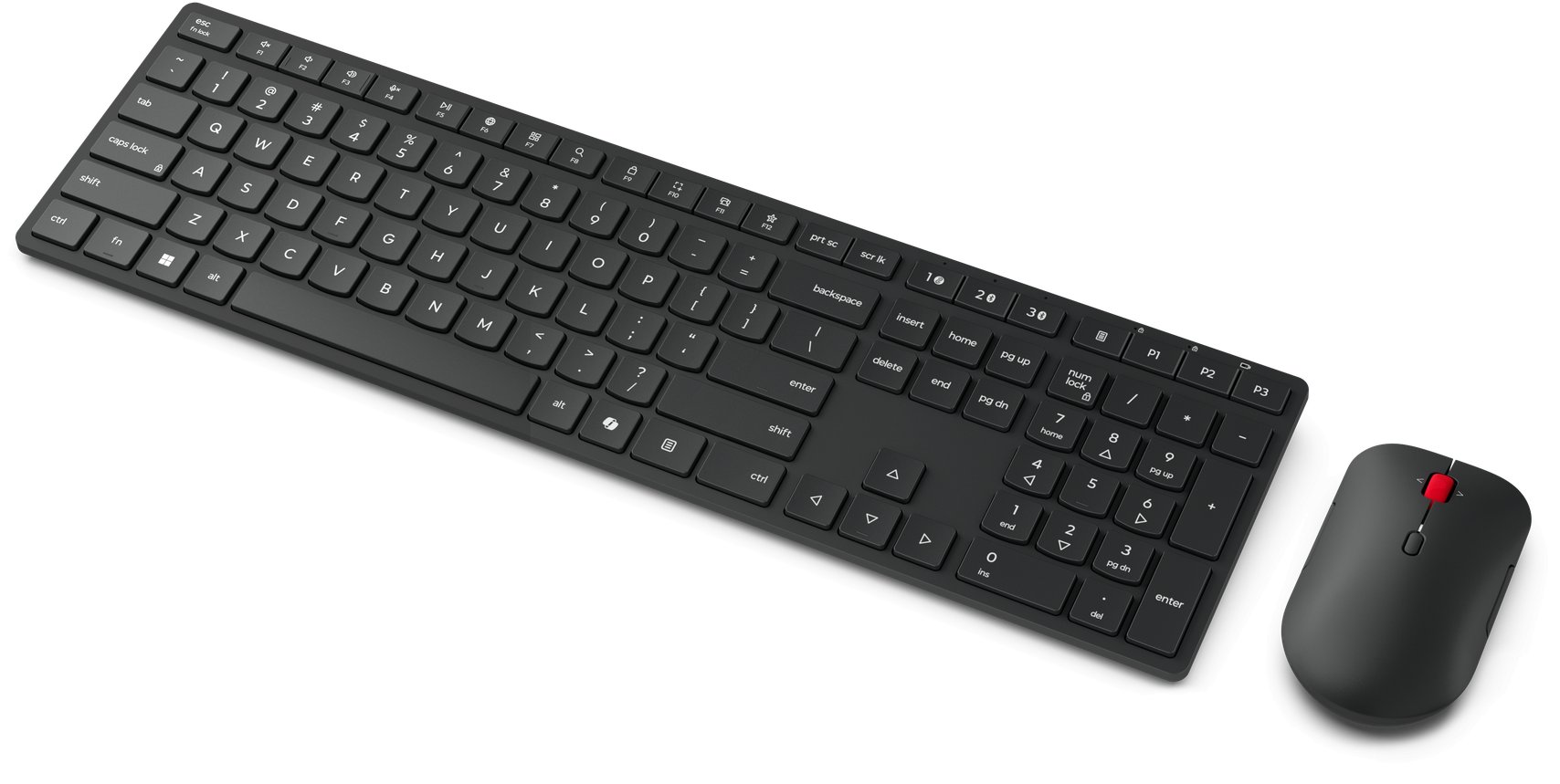 Klawiatura + mysz Lenovo LENOVO WIRELESS MULTI-MODE PRO COMBO KEYBOARD AND MOUSE 6000 litewski