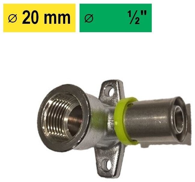 BACKPLATE ELBOW FEMALE 20 X 2,00 -1/2F
