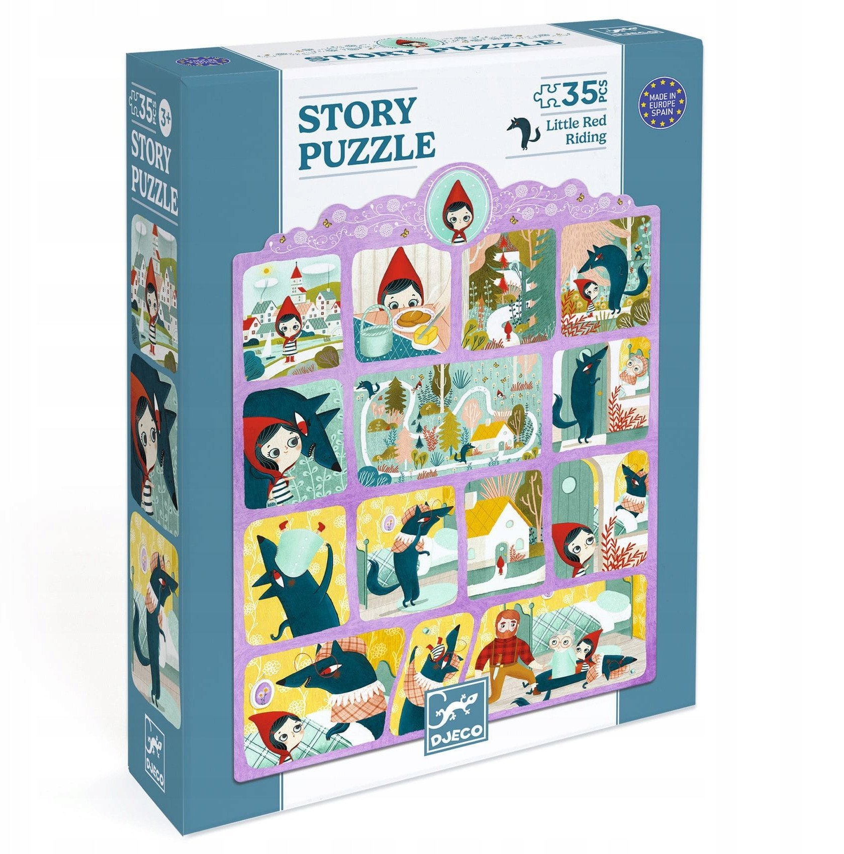 Djeco Dėlionė - Istorija - Raudonkepuraitė (35 vnt.)