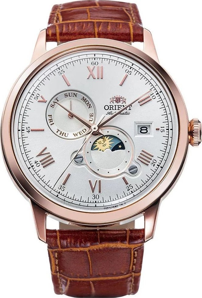 Zegarek Orient Zegarek męski Orient RA-AK0801S10B brązowy