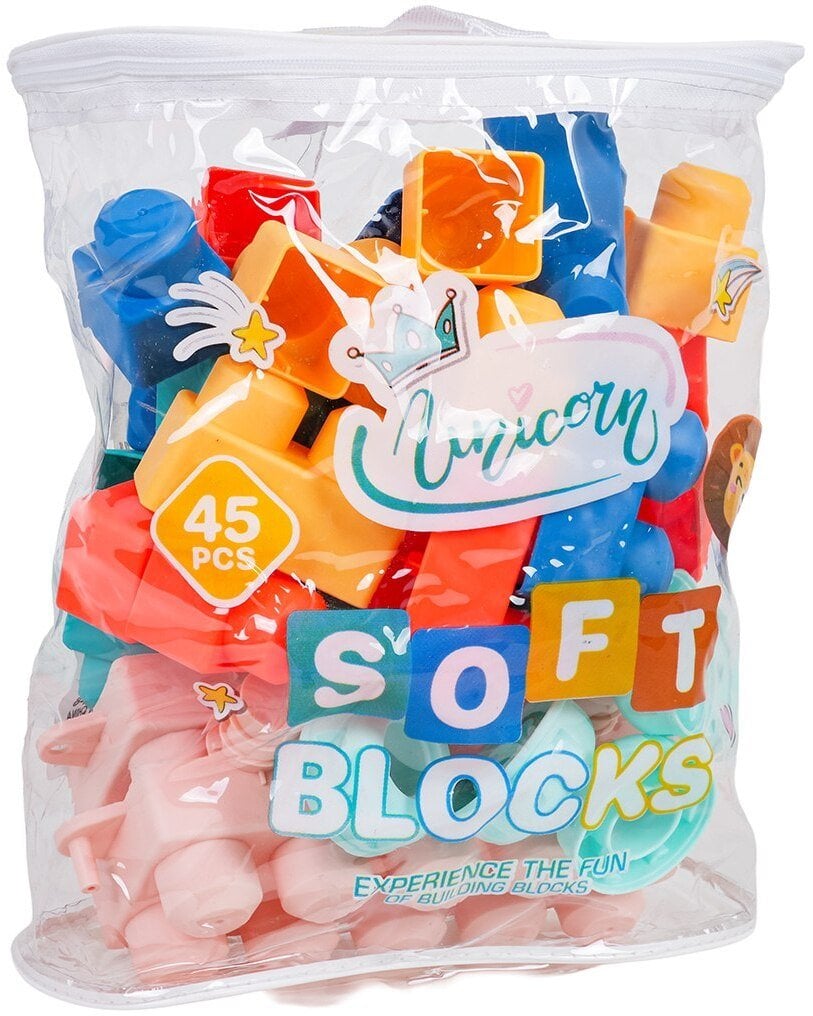 Zestaw Miękkich Klocków 45el.