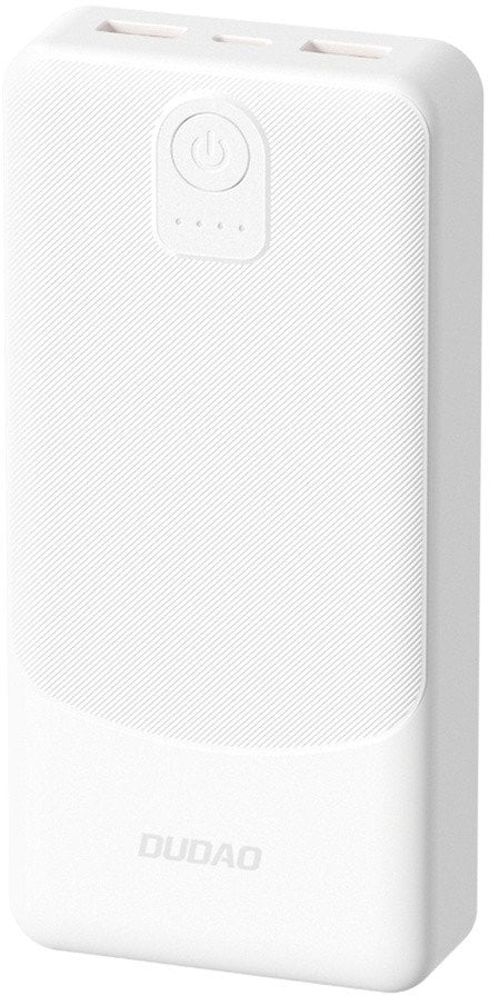 Powerbank Dudao K10 10000mAh 2.4A 2 x USB-A - biały