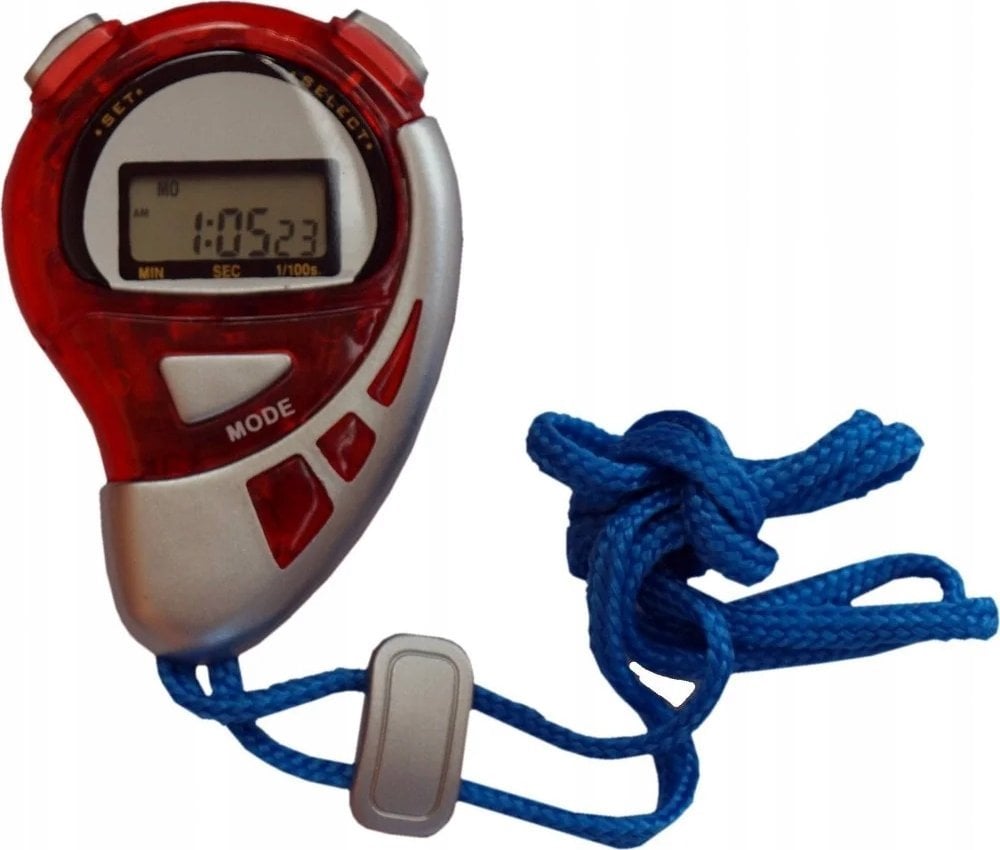 Spartan Stoper Timer Sportowy Treningowy Elektroniczny Cyfrowy ze Sznurkiem SPARTAN