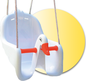 Huśtawka 3toysm Huśtawka kubełkowa Łabędź - H5