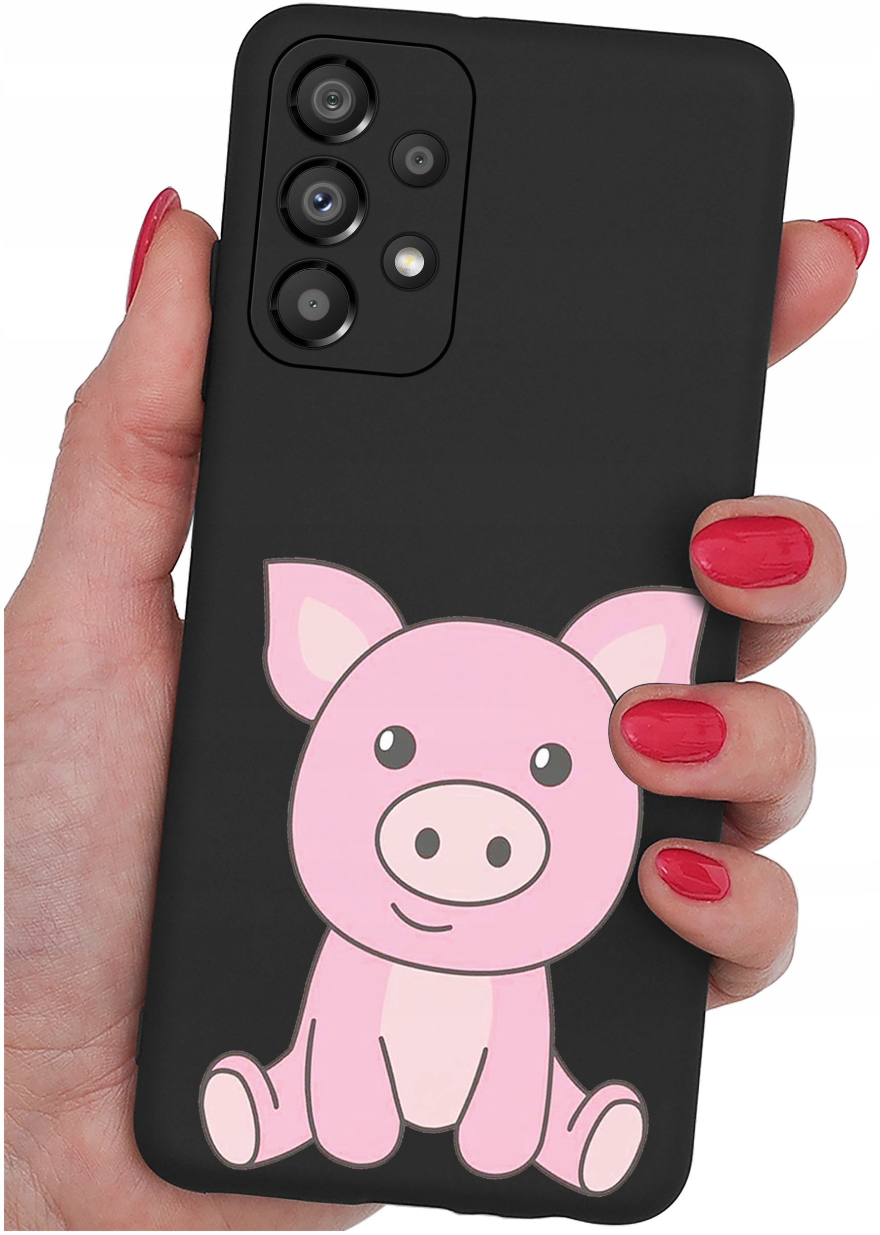 Etui do Samsung A32 4G | WZORY | SILIKONOWE MATT SZKŁO 9H